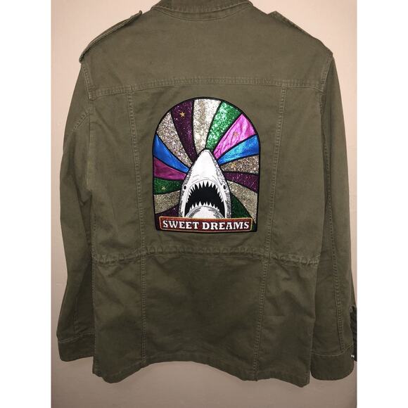 Saint Laurent Sweet Dreams Military Patch Jacket - Picture 1 of 5